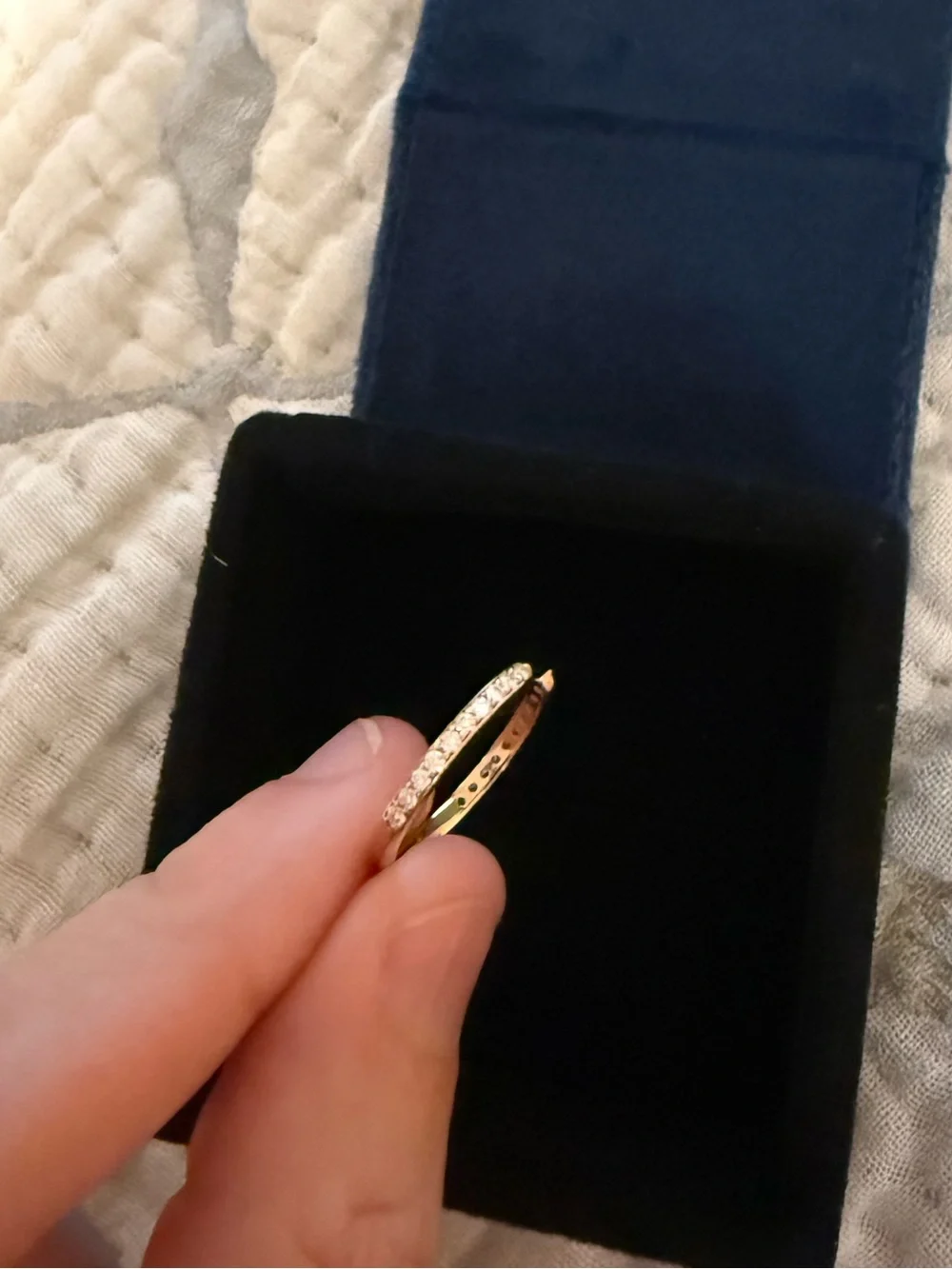 10K moissanite ring - Picture 2 of 5